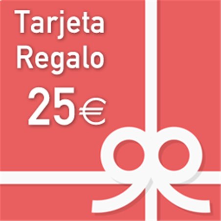 Tarjeta Regalo por valor de 25 euros