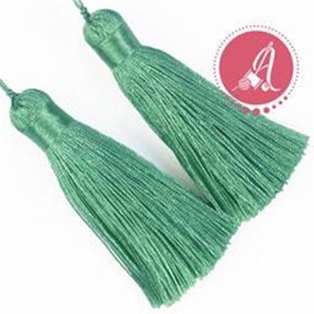 Comprar borla de hilo verde de 7cm y 1,5cm de grosor